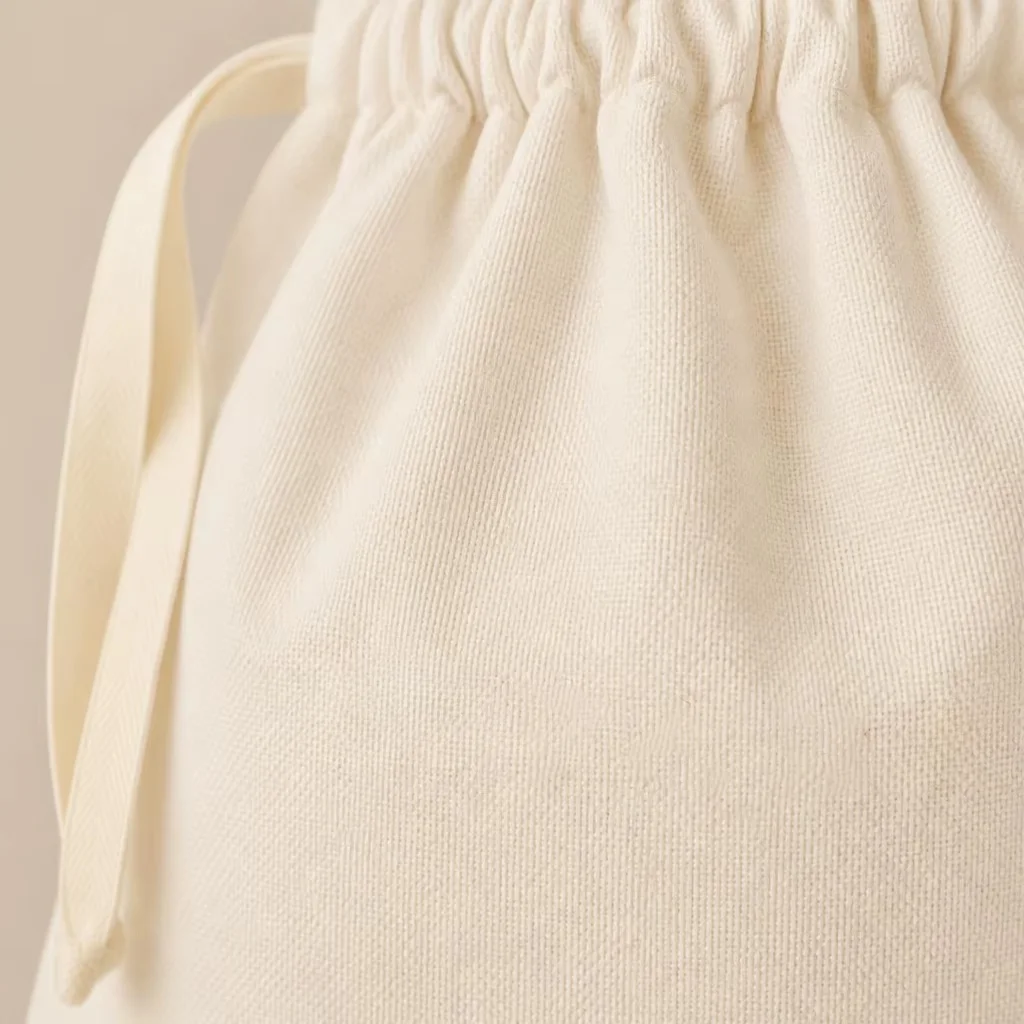 Custom Cotton Shopper Drawstring Bag product view 2