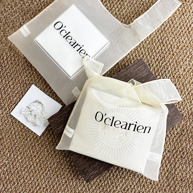 Organza Gift Tote With Ribbon product view 4