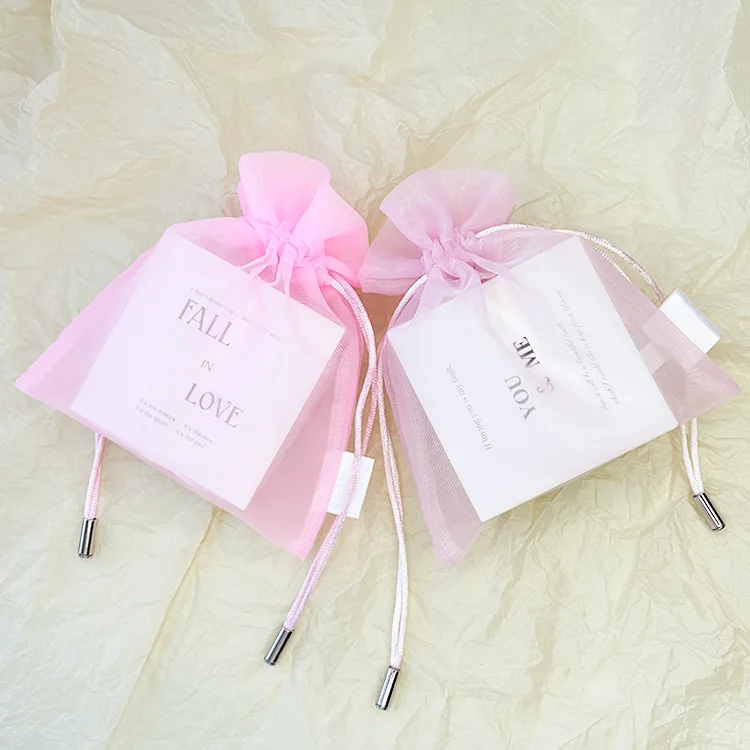 Sheer Organza Drawstring Gift Bag product view 2